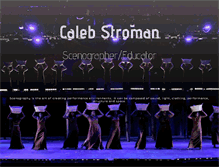 Tablet Screenshot of calebstroman.com